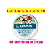Seresto collare taglia grande +8 kg piu' compri meno spendi quantita': 10 pezzi