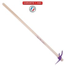 Outils Perrin - Serfouette panne & fourche forgée manche 100cm - Framboisine