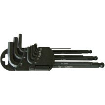 Serie 9pz chiavi esagonali estremita sferiche magnetiche 1,5-10mm Condor