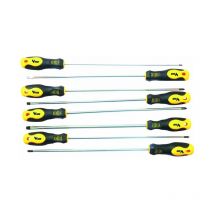 Set 8 cacciaviti extralunghi 32cm Vigor