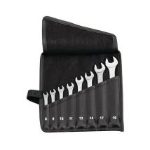 Serie di chiavi combinate, 8 pezzi, sw 8-19mm, forma a, cv acciaio in busta avvolgibile Promat