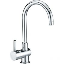 Rubinetterie Associate - rubinetto per lavello miscelatore cromato a canna alta serie Gemini