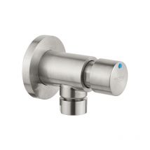 Idral - Série inox robinet d'urinoir mural temporisé avec commande par bouton-poussoir