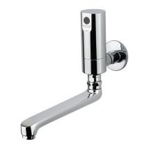 Série one - Robinet électronique mural à cellule photo-électrique avec bec orientable de 140 mm et alimentation par batterie - i