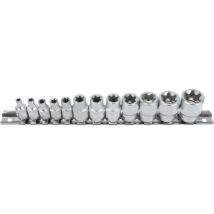 Serie set bussole 12pz 1/4 3/8 femmina profilo TORX-E40-20 Condor