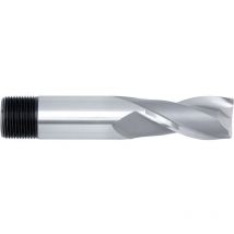 Swisstech - 20.00MM HSS-Co 8% Threaded Shank Slot Drills - Uncoated