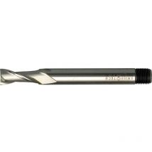 Swisstech - 6.00MM HSS-Co 8% 2 Flute Threaded Shank Long Series Slot Drills - Unco