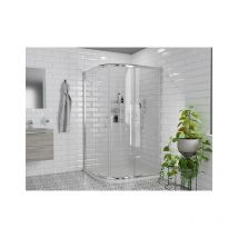 Wholesale Domestic - Series 6 Chrome 800mm 2 Door Quadrant Shower Enclosure - Sliver