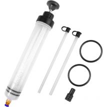 Seringue a Huile 500ML Huile Aspiration Seringue-Pompe de Transfert,Seringue Liquide de Frein avec Tube Extension-Seringue de Vidange Pompe à Main