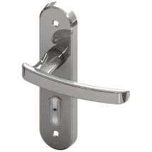 Carlisle Brass - Serozzetta Arc Bathroom Door Lever Polished Chrome