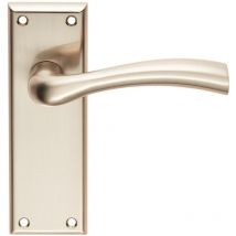 Carlisle Brass - Serozzetta Cinquanta Lever on Latch Backplate Satin Nickel