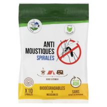 Terra Nostra - Spirales anti-moustiques biodégradables - 40 h x10