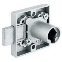 Serrure à plaquer monopoint Uno 42x38mm nickelée gauche Ojmar 785716.223NI