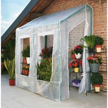 Serra da Giardino a Parete in pvc con Telo Rama Lobelia Verde