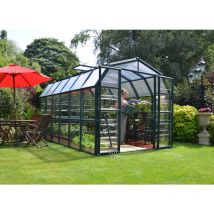 Palram - Canopia Grand Gardener Ibrida Serra Da Giardino in Policarbonato 389X265X238 cm Verde