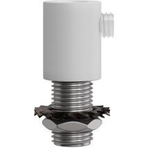 Serracavo tondo creative-cables in metallo bianco 2 pezzi - serm1vbx2