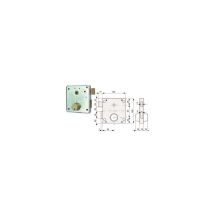Serrat. Applic. Cancelli 2 Mand. E Scr. Sep. + Quadro Cil. Fissi 433- - Mm.55 (433.55.1) Dx - 2 Pezzi Mg