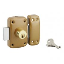 Serratura 9014 doppia entrata, cilindro Ø23 x 40 mm, 3 chiavi Serruprix