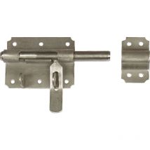 Serratura a cassetta con lucchetto ø14 mm Afbat acciaio inox satinato Afbat