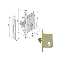 Serratura Inf.Legno 025.30.00.0 Welka
