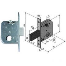 Serratura cancello infilare 073450 Welka