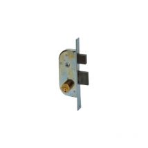 Serratura cancello infilare 42510 Cisa b.q zinc f.mm 22 c.tondo M2+SCR+Q8 e.mm 50