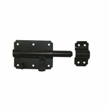 Serratura a cassonetto porta lucchetto in acciaio preverniciato, H.70 x L.140 x P.24 mm Afbat
