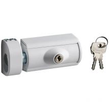 Serratura corazzata 2 chiavi per finestre , bianca Thirard