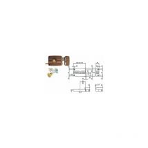 Isé - Serratura Da Portoncino Caten. e Scr. Cil. Stacc. + Cil. Int. 421/422 - mm.50 sx 2 mandate (422502)