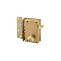 Alfa Dyser - Serratura di sicurezza da sovrapposizione 85 serratura destra verniciata