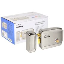 Elettrica Serratura Yr300 Destrimani, 12 V, Chiusura Normale Fail-secure, Acciaio Inox, Pulsante Di Sblocco, Compatibile Con Sistemi Di Co, Satin 