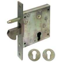 Serratura ferro infilare a gancio +perno art. 057 E.60 - F.25