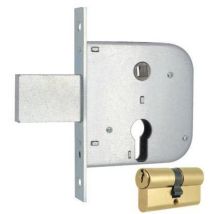 Serratura Infilare Cancelli Catenaccio E Scr. + Quadro Cil. Sag. 133 - Mm.50 (133 50 0)