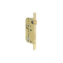 Serratura legno infilare 80852 agb b.q ottonato f.mm 22 f.sagom m2+scr+q8 e.mm 25 Agb