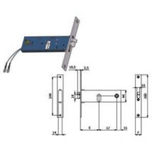 Serratura metallo infilare elettrica 899 Omec