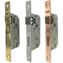Serratura 'patent' b.q. bronzato verniciato e 40 Bonaiti