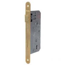 Serratura patent b.tondo ottonato 040T Bonaiti i.mm 90 f.mm 22 e.mm 50