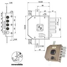 Serratura Sic.Triplice Sx Dm G414 Moia