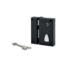 Serratura verticale 6 scanalature 130x75 mm Thirard Interasse 70 con seguitore - Sinistra - 034120