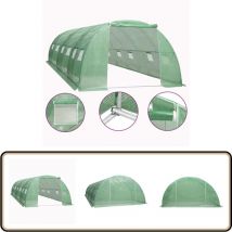 Serre 24 m² 6x4x2 m - Serre De Jardin - Abri Jardin - Tunnel De Jardin - Protection Plante - Serrez Verdure