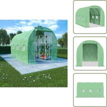 Serre 6,86 m² 3,43x2x2 m - Serre De Jardin - Abri Jardin - Protection Plantes - Tunnel Jardin - Serriculture