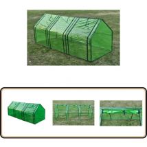 Serre avec 3 portes - Serre De Jardin - Serre Extérieure - Abri Jardin - Tunnel De Jardin - Protection Plante