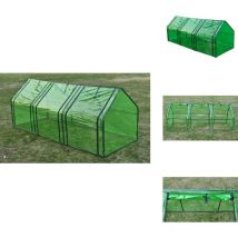 Serre avec 3 portes - Serre De Jardin - Serre Extérieure - Abri Jardin - Tunnel De Jardin - Protection Plante