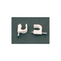 Capaldo - serre-cA bles en plastique 500 pcs serre-cA ble pvc pour cA ble d&39antenne 5-6 millimA tre