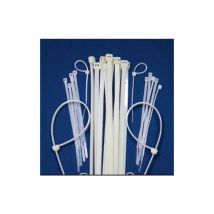 Serre câble 7.2x300 autobloquant blanc (sachet de 100 unités)