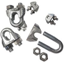 Oc-pro - Serre cable a etrier en acier zingue - dtail : 3 mm