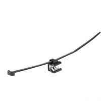 Hellermanntyton - 156-00007 T50ROSEC24-MC5-BK-D1 Serre-câble 200 mm 4.60 mm noir Faisceau de câbles sur le côté du montage 1 pc(s) S14936
