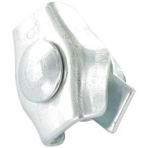 Serre cable plat simple Acier zingué Câble De 5-1 piece
