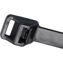 Panduit - CV200D PRT5EH-C0 Serre-câble 511 mm 12.70 mm noir réouvrable, avec fermeture à levier, stabilisé aux uv, résistant aux intempéries 1 pc(
