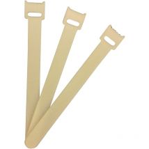 Fastech - ETK-3-150-0000 Collier de serrage auto-agrippant pour grouper partie velours et partie agrippante (l x l) 150 mm x 13 mm blanc 1 pc(s)